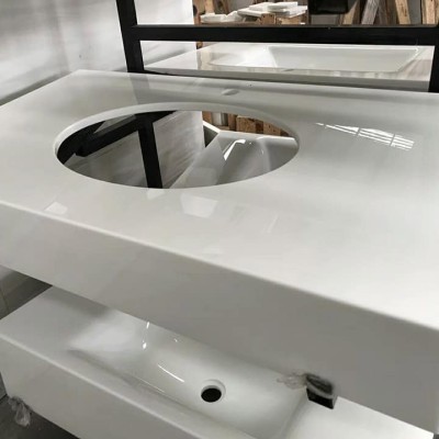Nano glass bathroom countertop