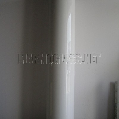 Nanoglass white marble column