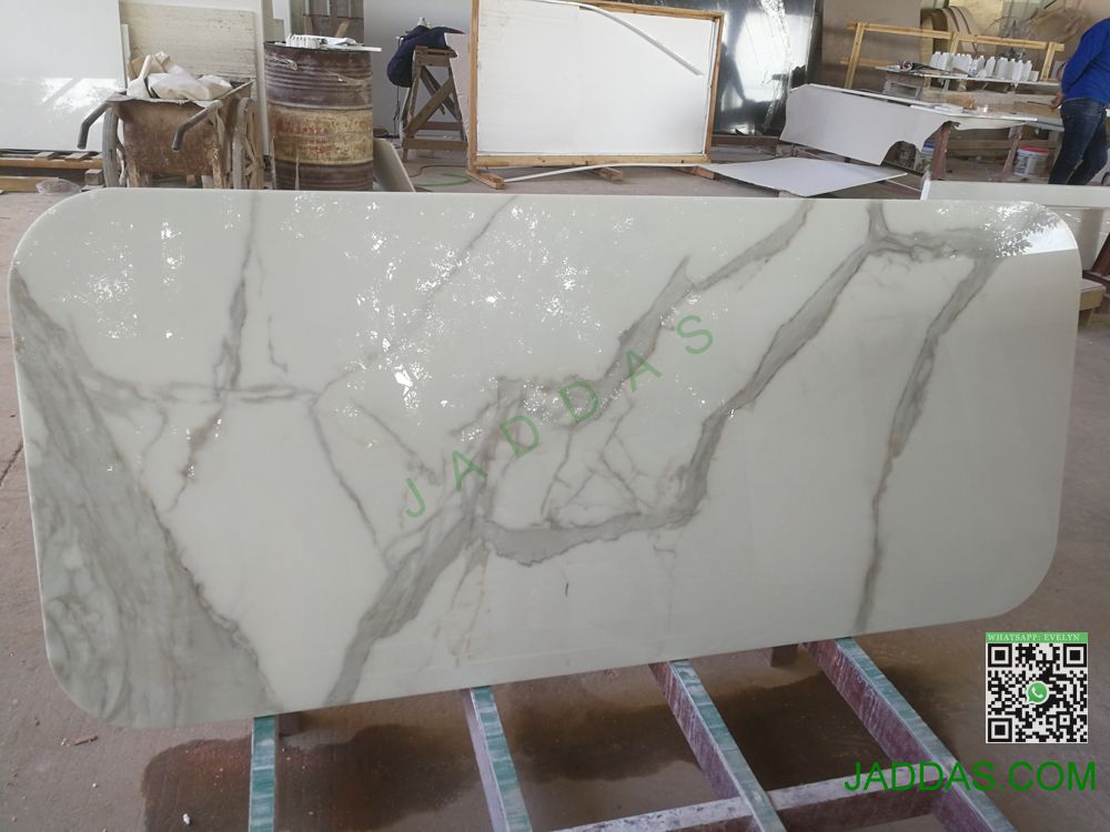 CALACATTA WHITE NANO GLASS COUNTERTOP