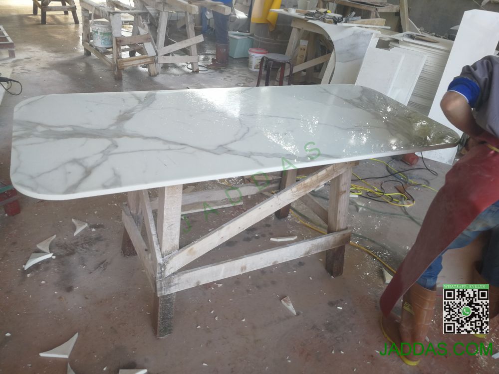 CALACATTA WHITE NANO GLASS COUNTERTOP