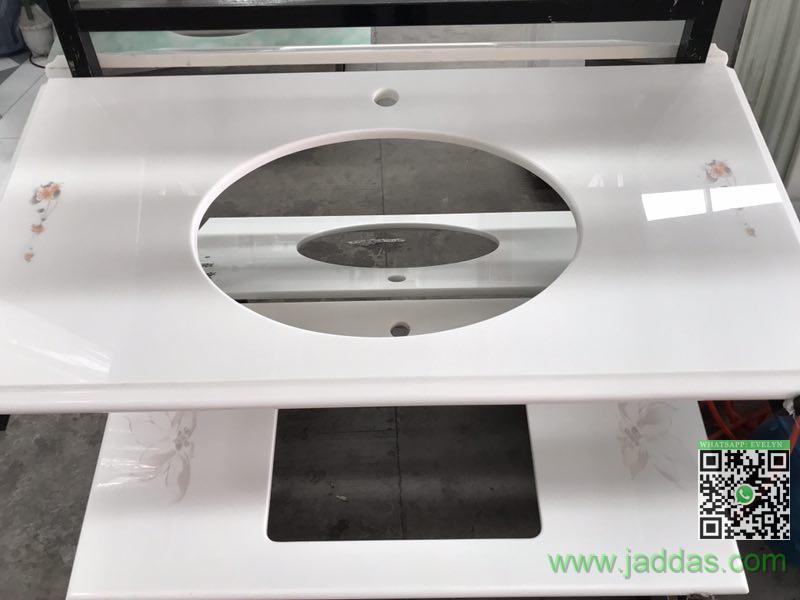 Nano glass vanity top