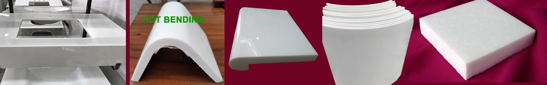 White glass nanoglass slab