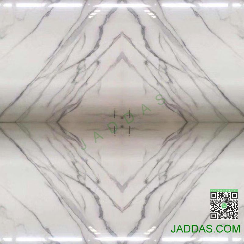 Carrara nano glass slab