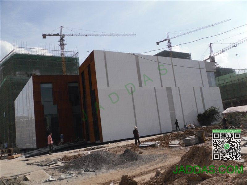 Nano glass facade cladding