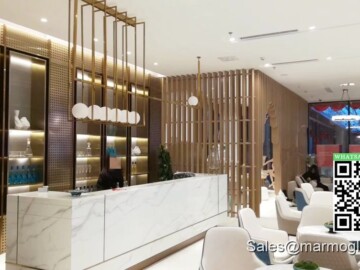 Nano glass bar top and floor tile in Bozhou Qiaocheng Wanda Plaza project Nano glass bar top and floor tile in Bozhou Qiaocheng Wanda Plaza project