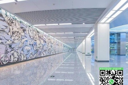 Nano glass wall cladding of Chengdu Metro Line 5 Nano glass wall cladding of Chengdu Metro Line 5