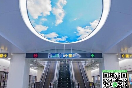 Nano glass wall cladding of Chengdu Metro Line 5 Nano glass wall cladding of Chengdu Metro Line 5