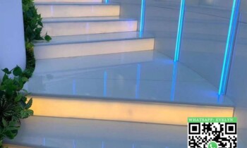 Nano glass stair used in Shenzhen Jianshi Exhibition Hall Nano glass stair used in Shenzhen Jianshi Exhibition Hall