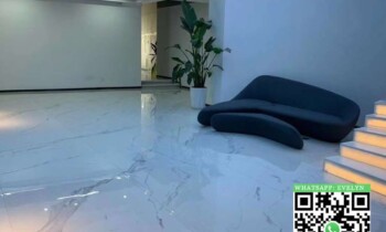 Carrara white Nano glass floor tiles and stair used in Shenzhen Jianshi Exhibition Hall Carrara white Nano glass floor tiles and stair used in Shenzhen Jianshi Exhibition Hall