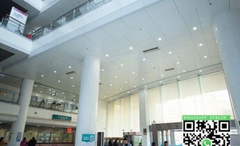 Nano glass column for Xiamen Ninth Hospital project Nano glass column for Xiamen Ninth Hospital project