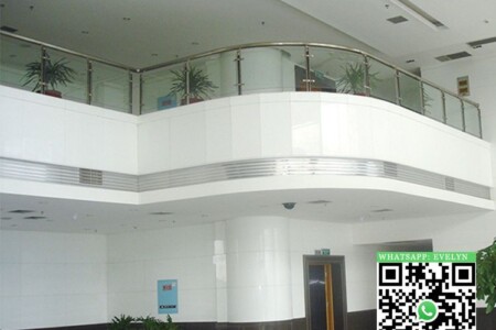 Nano glass panel and tiles used in fence of Xiangtan Municipal Building Nano glass panel and tiles for interior wall of Xiangtan Municipal Building